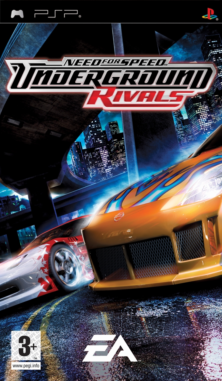 Need for Speed Underground Rivals - даты релизов игры и обложки к ним