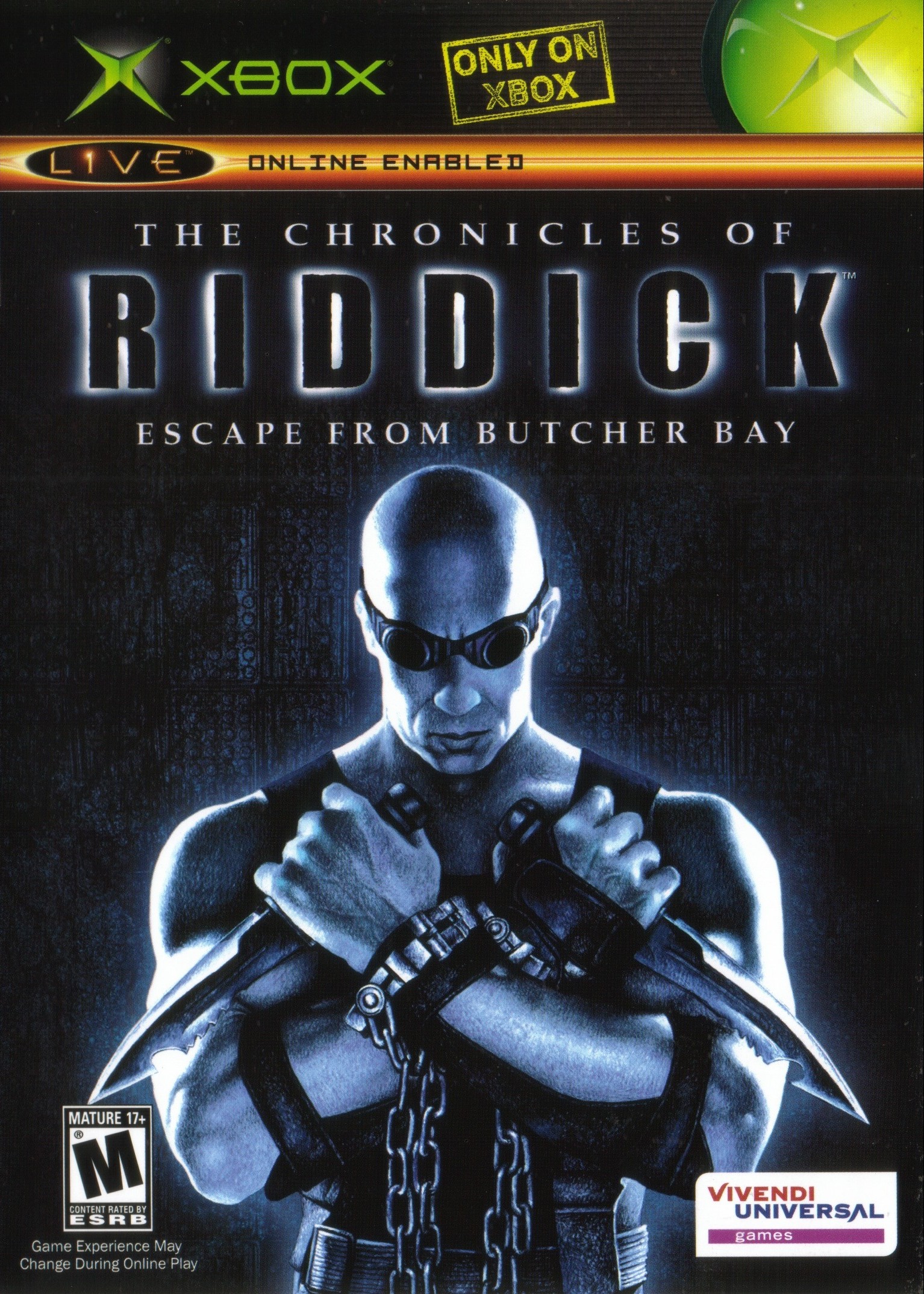 The Chronicles of Riddick: Escape from Butcher Bay - даты релизов игры и  обложки к ним