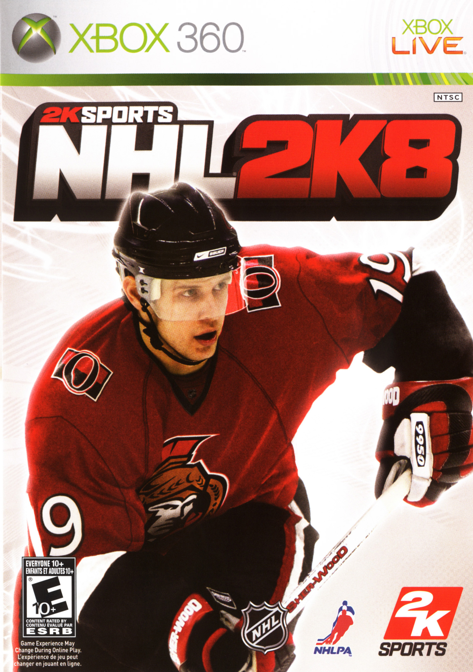 NHL 2K8 - даты релизов игры и обложки к ним