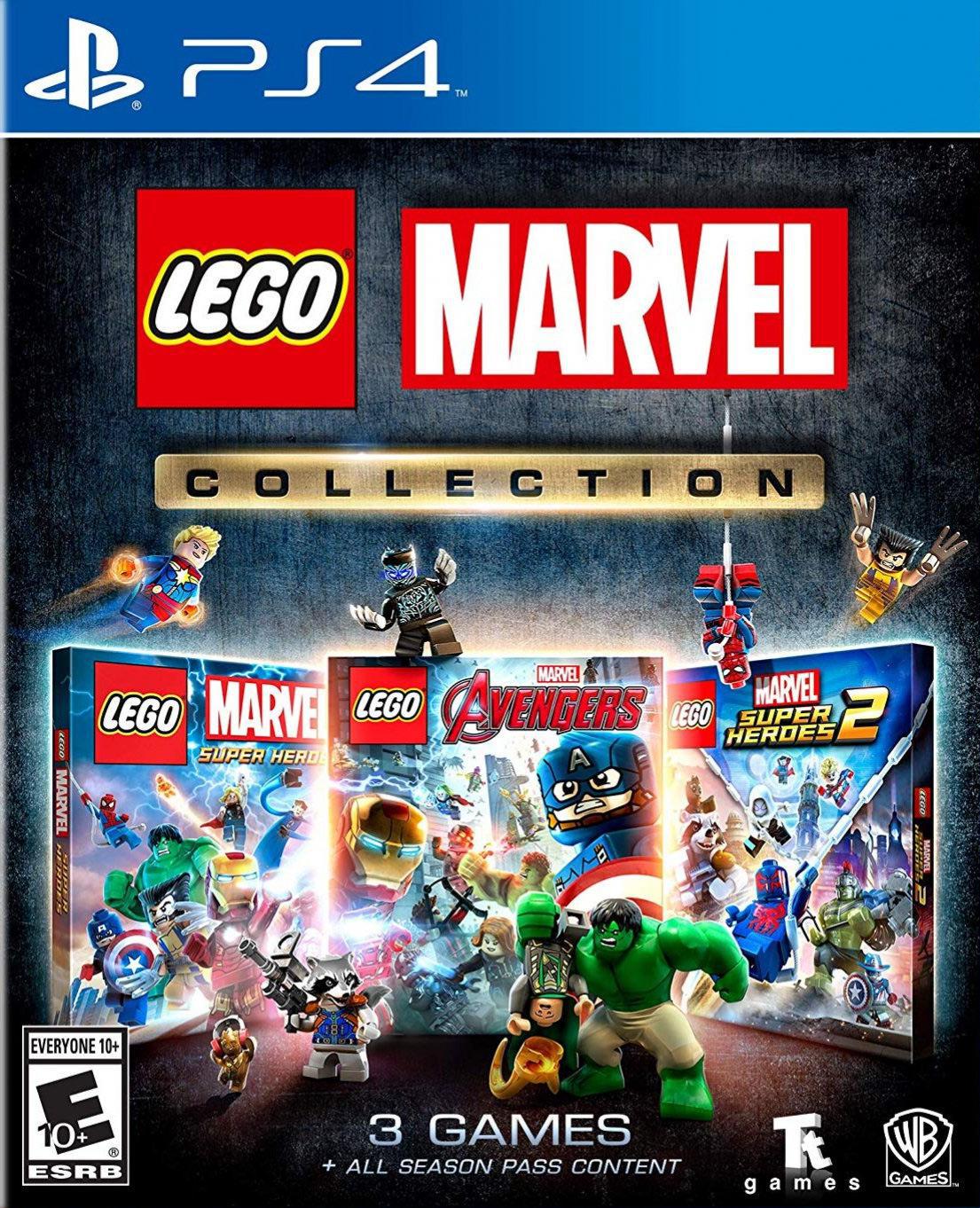 LEGO Marvel Collection - даты релизов игры и обложки к ним