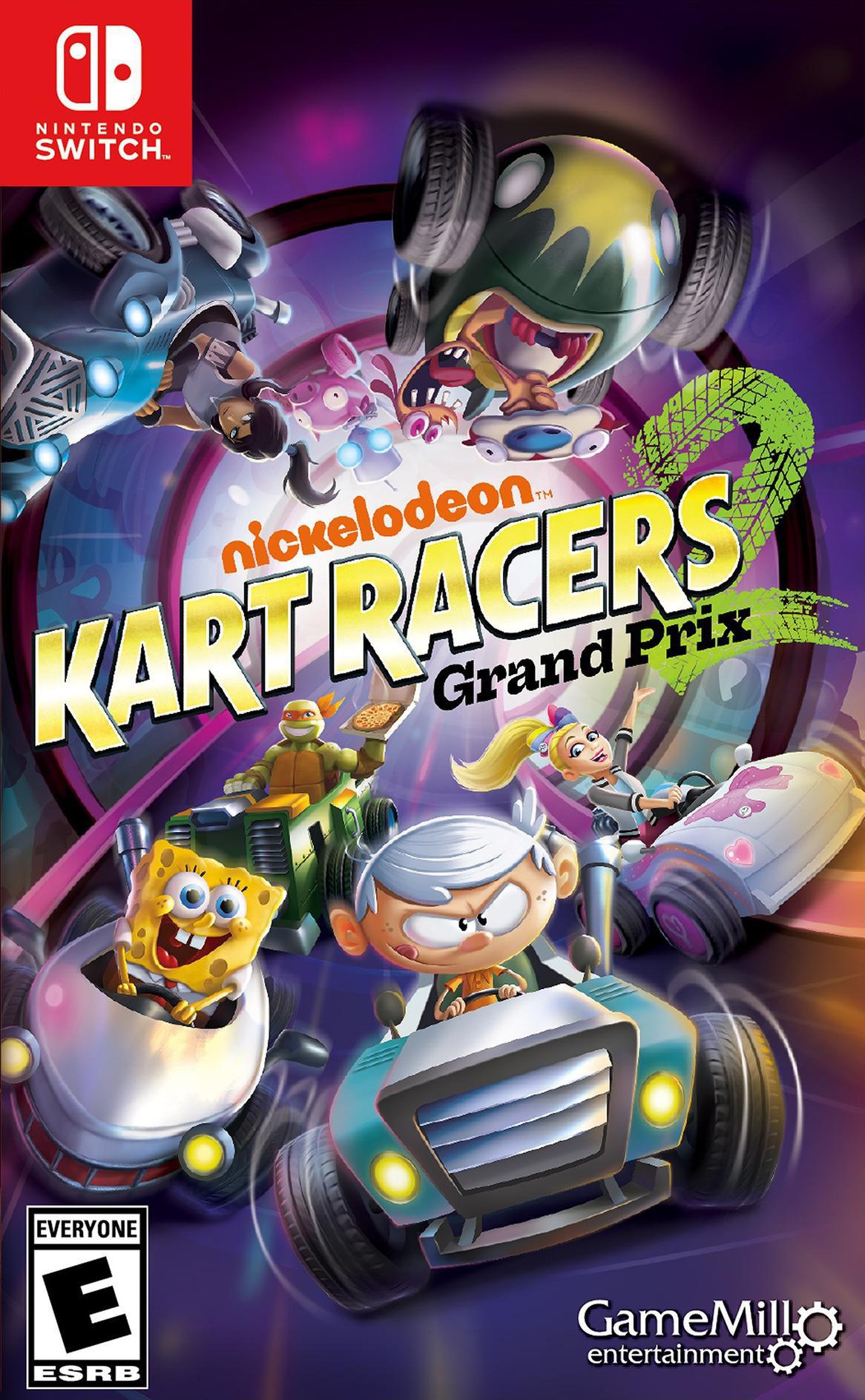 Nickelodeon Kart Racers 2: Grand Prix - даты релизов игры и обложки к ним