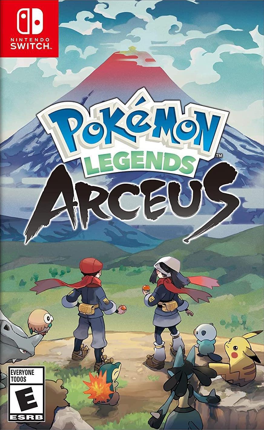 Pokemon Legends: Arceus - даты релизов игры и обложки к ним